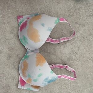 Hurley Pink and Multicolor Sports Bra
